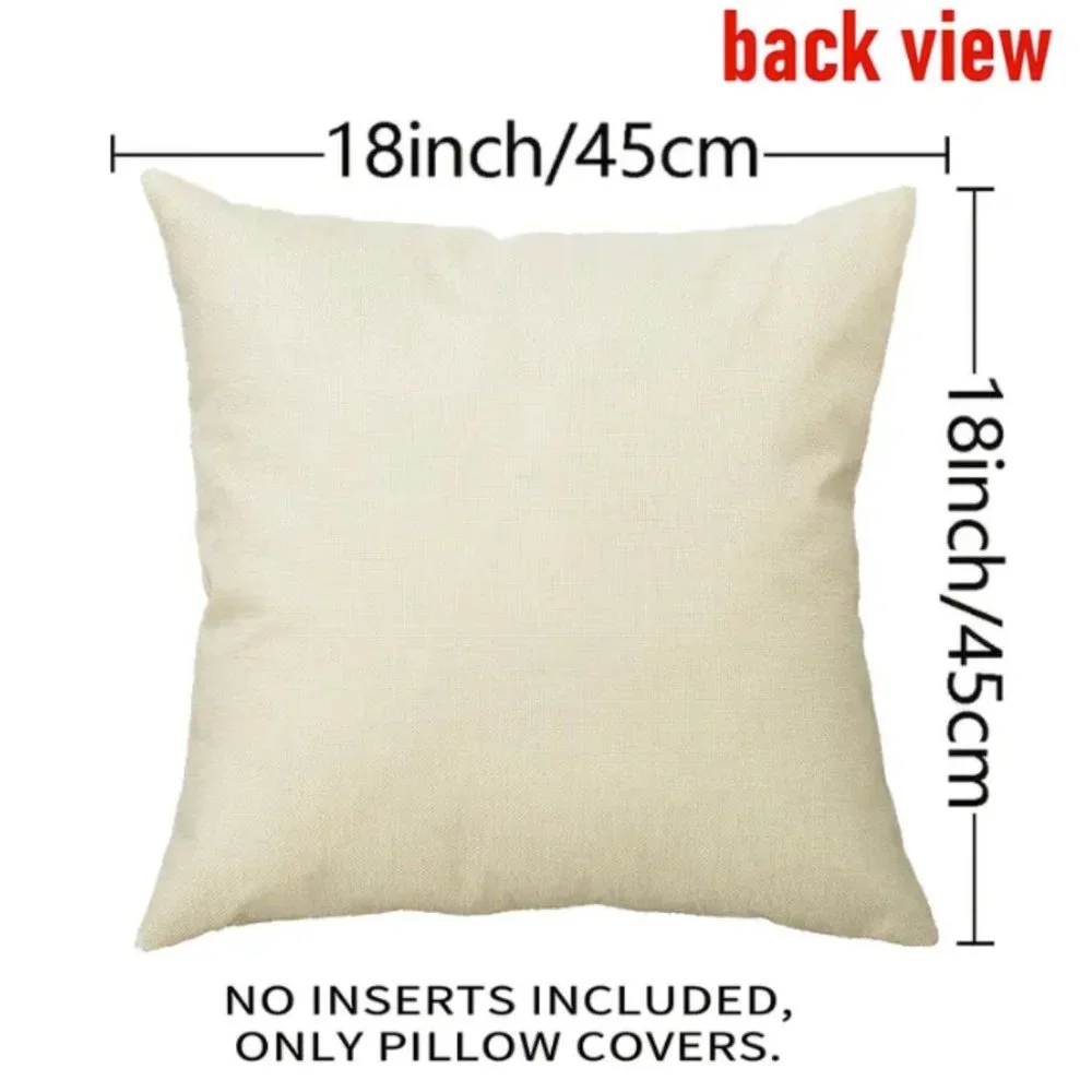 NEW CHRISTMAS TREES HOME DECOR DECORATIVE LINEN BLEND PILLOW COVER 18